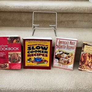 Cook Book Collection with Stand
